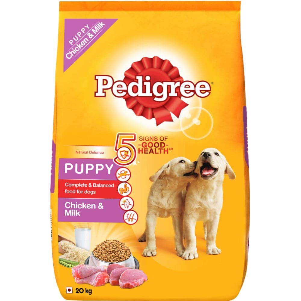 Pedigree Chicken & Milk Puppy Dry Food 20kg - Shoppet.in